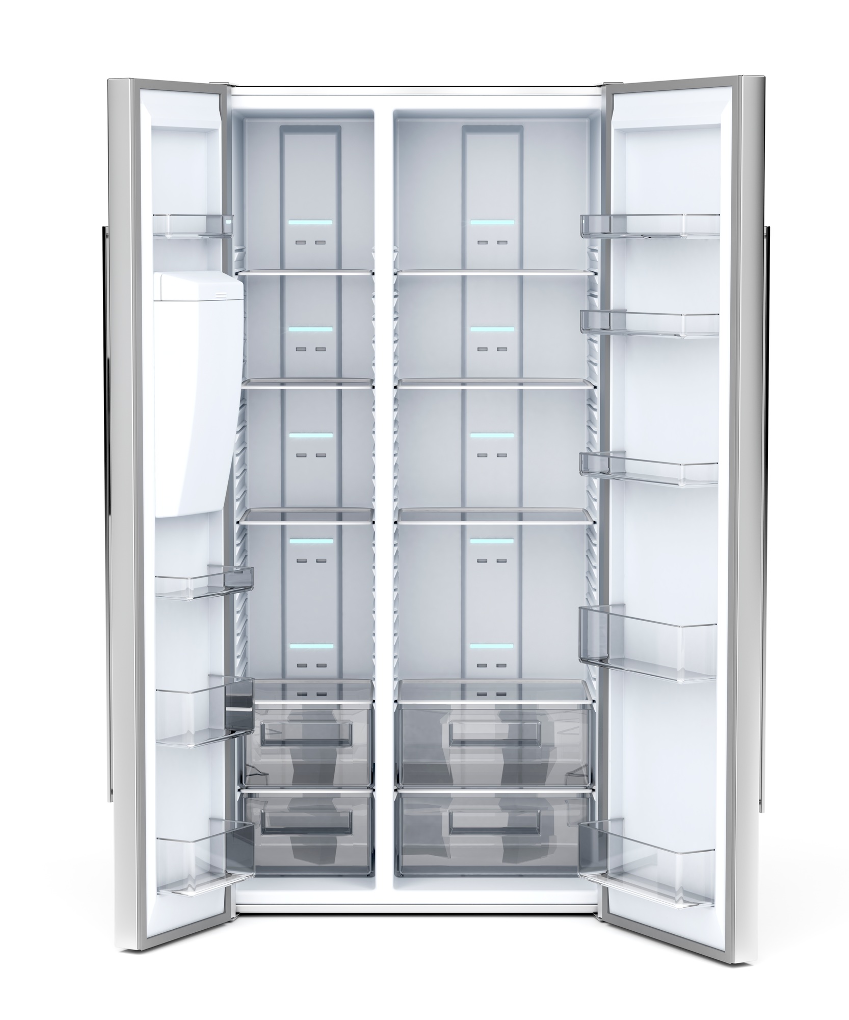 Empty refrigerator