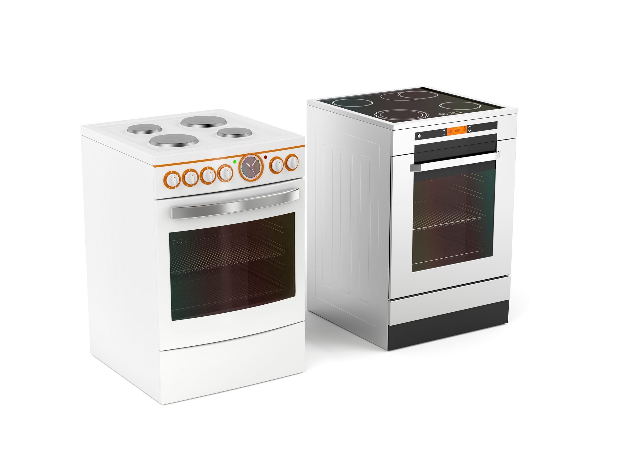 Two electric stoves